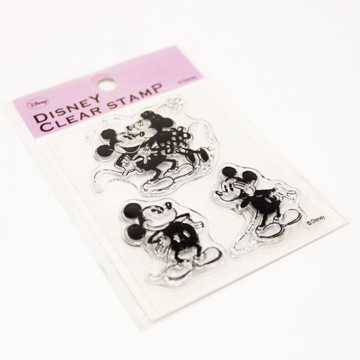 ディズニー クリアスタンプ （ミッキー＆ミニー）