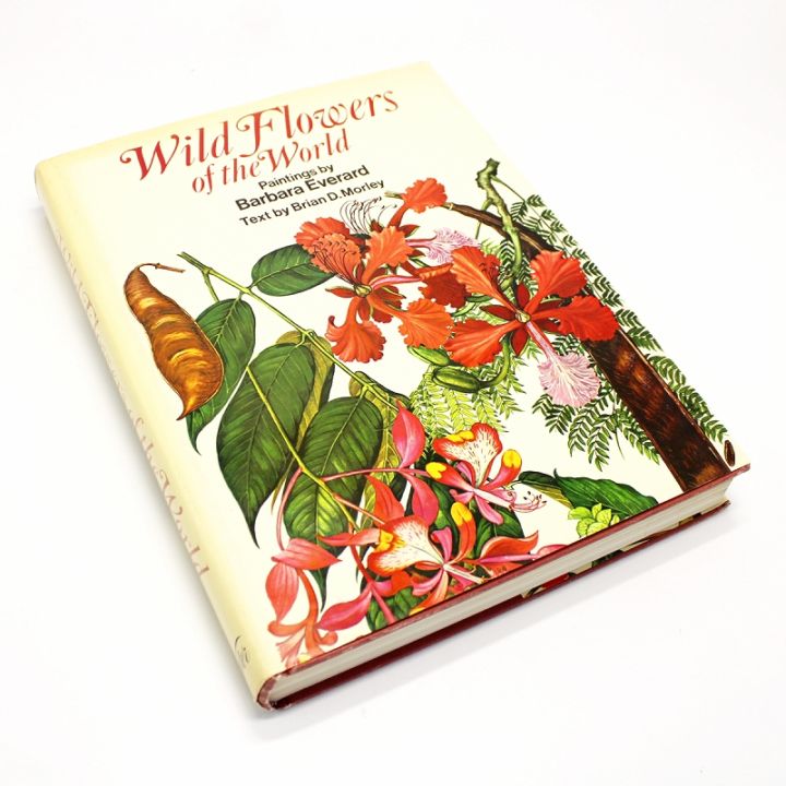 【掘り出し物・ヴィンテージ品】 『Wild flowers of the world』 植物画集 （画：Barbara Everard 解説：Brian D. Morley）