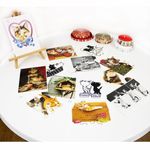 ART UNLIMITED �ݥ��ȥ����� ���ޤ���16�� ���å�  �ڥϡ��Ȥ�ǭ�Υݥ��ȥ�����&���ꥹ�ޥ���ܥ�1m�դ���