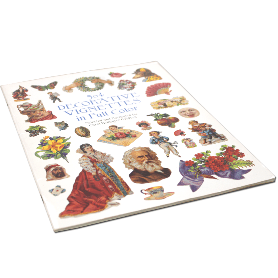 【掘り出し物】 504 Decorative Vignettes in Full Color