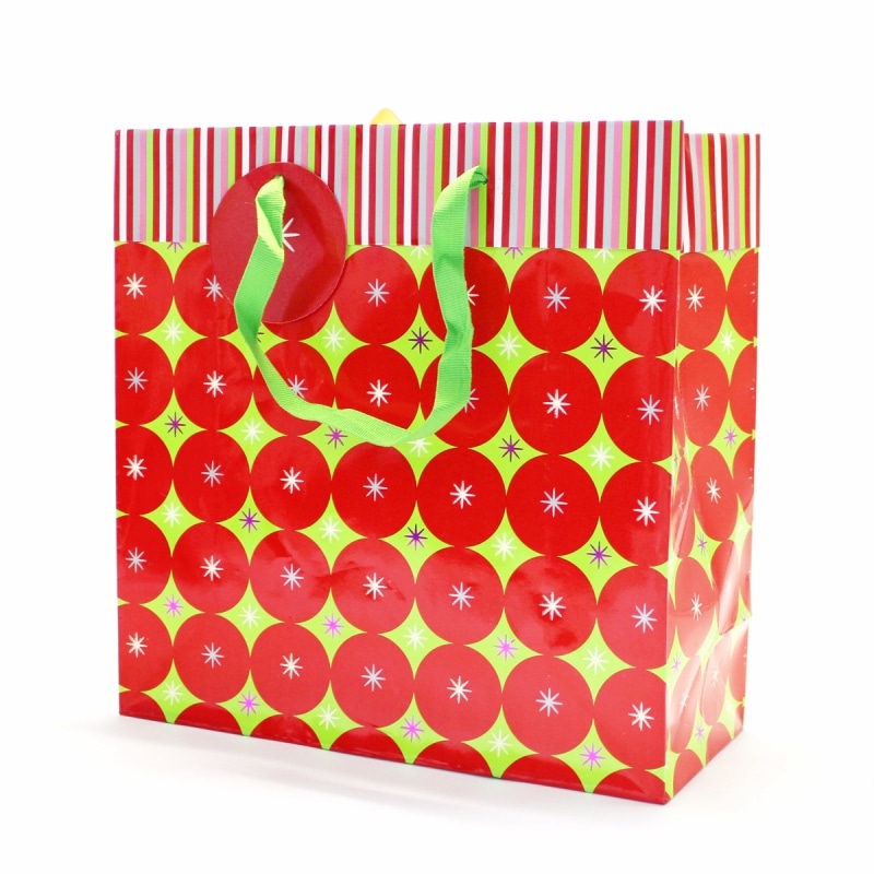 The Gift Wrap Company ギフトバッグ （レッド×ドット）