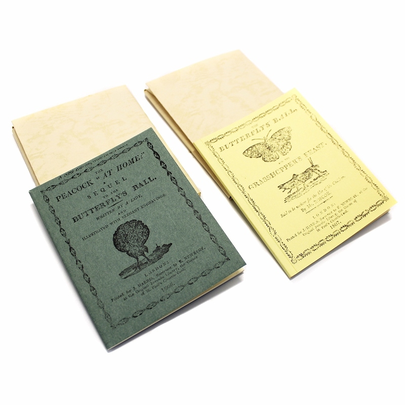 【掘り出し物・ヴィンテージ品】 『復刻 世界の絵本館 オズボーン・コレクション ２冊セット 「ちょうちょうの舞踏会とバッタの宴会」「くじゃく家の祝宴」』 ほるぷ出版