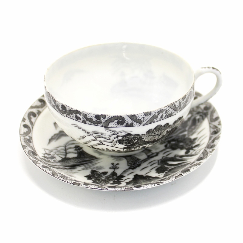 【掘り出し物・ヴィンテージ品】 ティーカップ （コーヒーカップ）& ソーサ― 6客セット 【親子】 昭和20年代逆輸入品