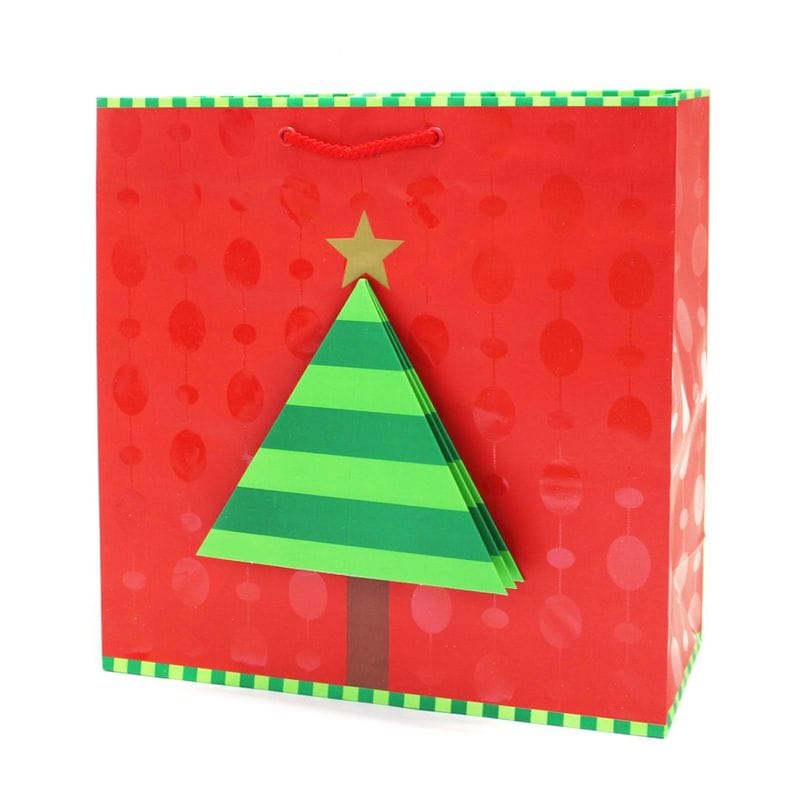 The Gift Wrap Company 【クリスマス】 ギフトバッグ  (立体×ツリー）