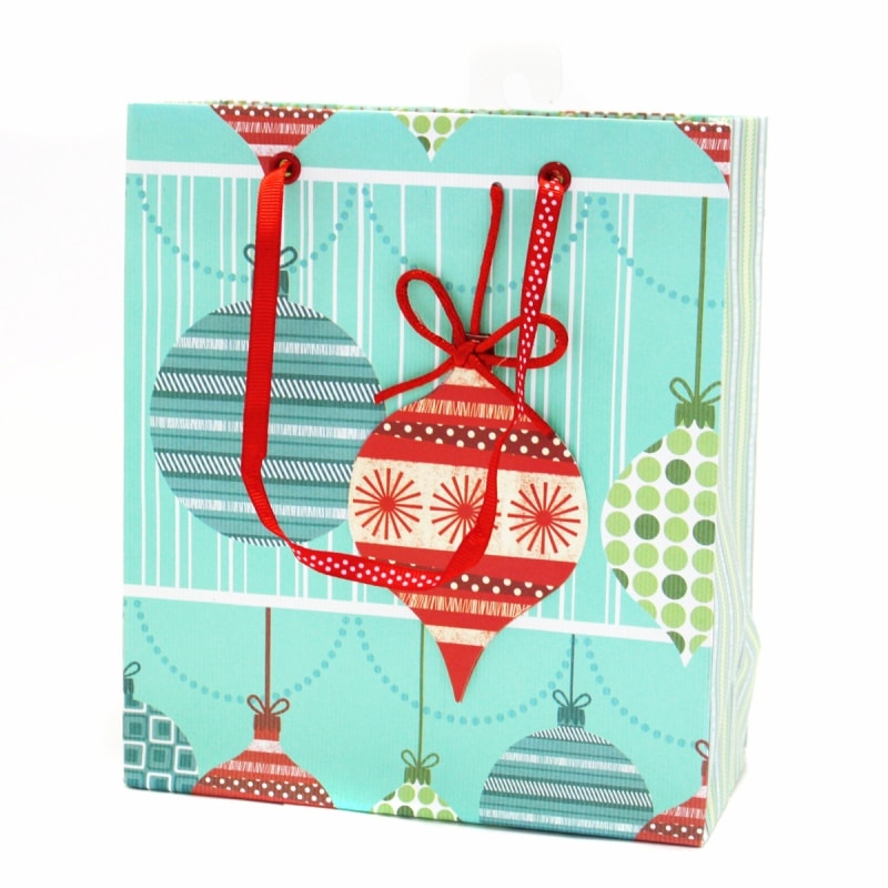 The Gift Wrap Company 【クリスマス】 ギフトバッグ Sサイズ (立体×オーナメント）
