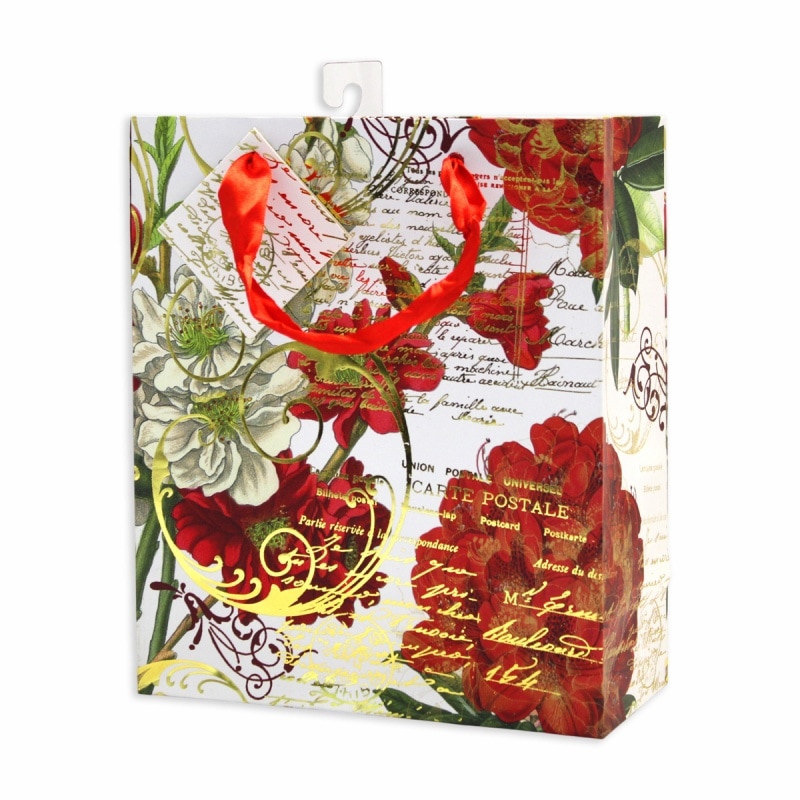 The Gift Wrap Company 【クリスマス】 ギフトバッグ (ボタニカルホリデー）
