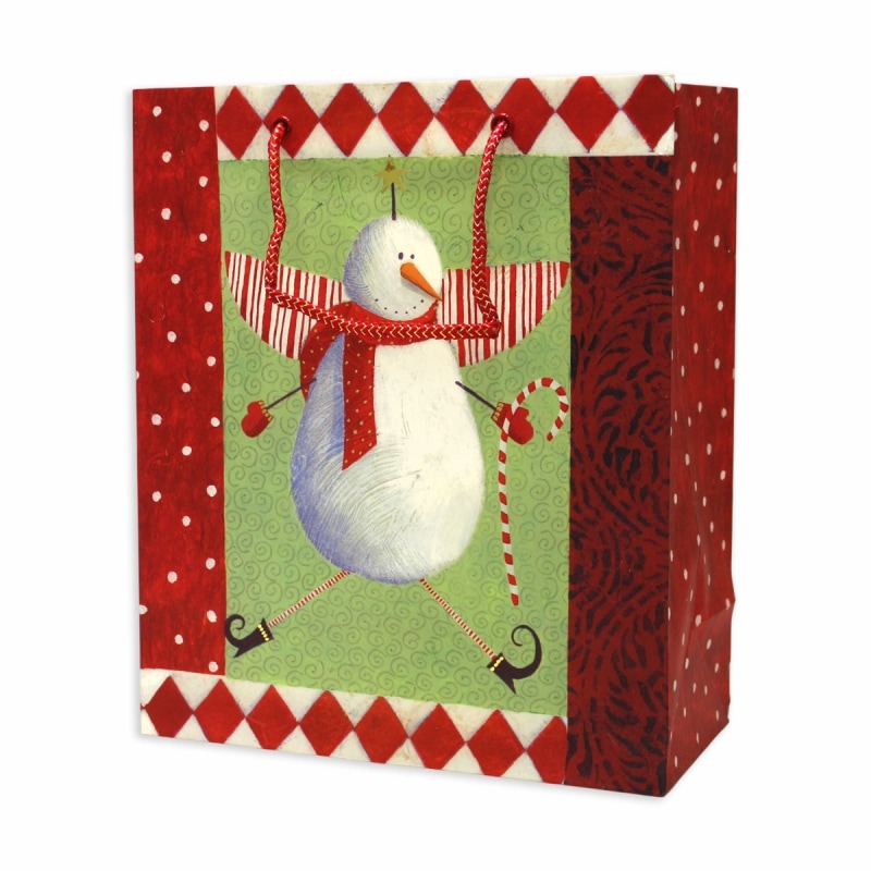 The Gift Wrap Company 【クリスマス】 ギフトバッグ (スノーマンの妖精）