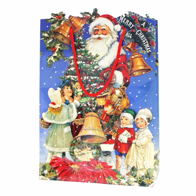 PORTAL 【クリスマス】 ギフトバッグ (サンタと子どもたち）
