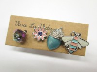 Viva la Vida　ピアス 4点セット（ピンク・Bee）|ピアス|アクセサリー | 腕時計