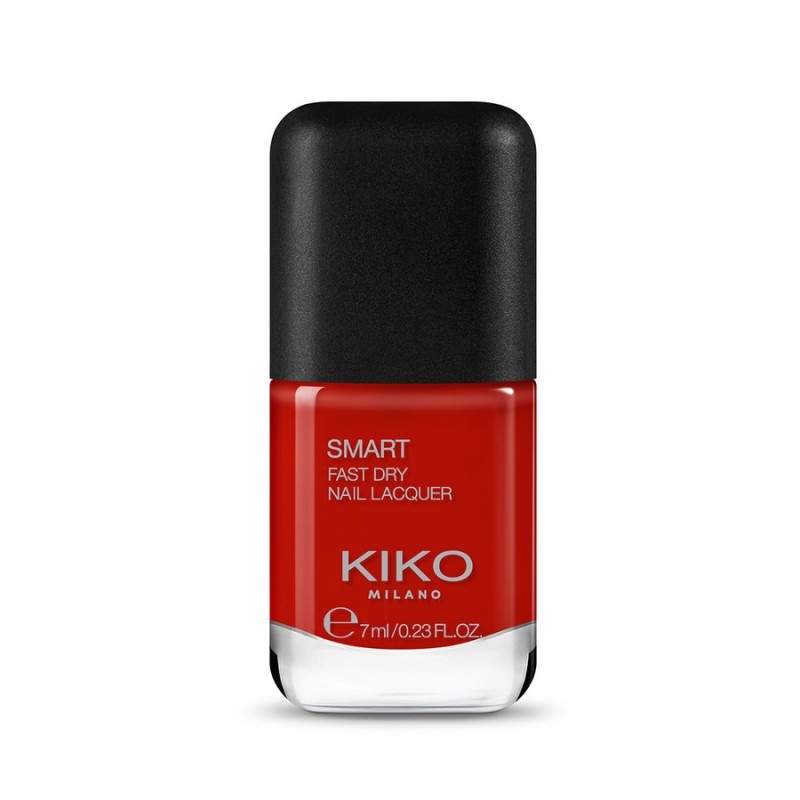 ̤ΦKIKO SMART FAST DRY NAIL LACOUER 64 Deep Red 7ml