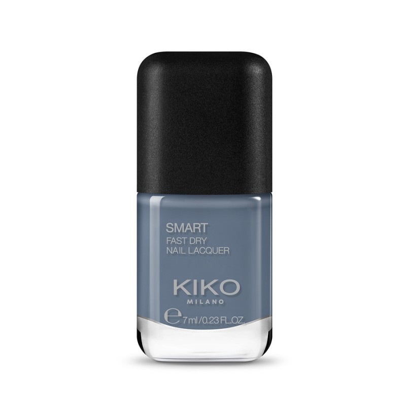 ̤ΦKIKO SMART FAST DRY NAIL LACOUER 79 Denim Grey Blue 7ml