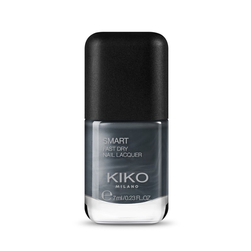 ̤ΦKIKO SMART FAST DRY NAIL LACOUER 96 Pearly Anthracite 7ml