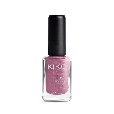 ̤ΦKIKO  NAIL LACOUER 260 Metallic Pink Microglitter 11ml