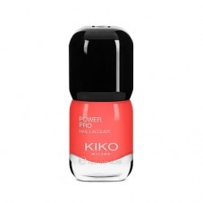 ̤ΦKIKO  POWER PRO NAIL LACQUER 10 Rosso Ibisco 10ml