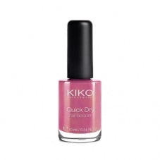 ̤ΦKIKO Quick Dry nail lacquer 808 Pearly Watermelon Pink 10ml