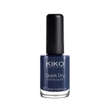 ̤ΦKIKO Quick Dry nail lacquer 839 Teal Blue 10ml