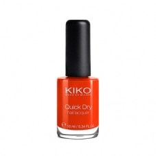 ̤ΦKIKO Quick Dry nail lacquer 845 Geranium Red 10ml