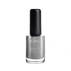 ̤ΦKIKO Quick Dry nail lacquer 857 Metallic Silver 10ml