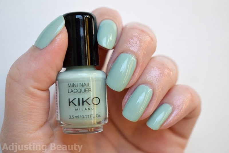 ̤ΦKIKO  Mini Nail Lacquer 30 Mint Milk 3.5ml