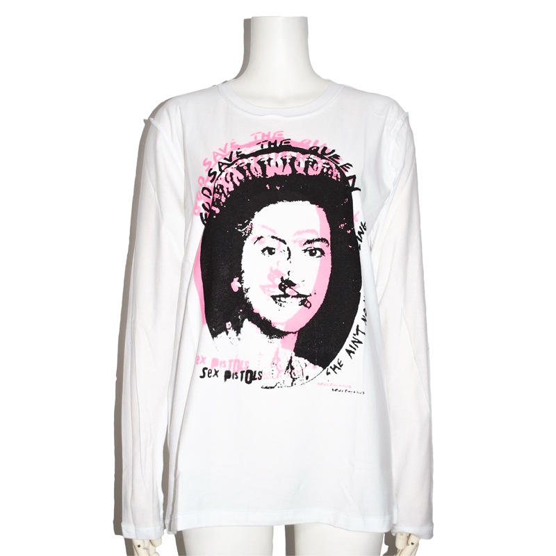GOD SAVE THE QUEEN (オープンフェィス)長袖Tシャツ 【即納商品】