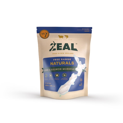 ZEAL フリーズドライ 羊肉＆サーモン 100g