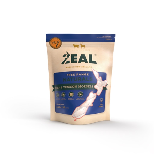 ZEAL フリーズドライ 牛肉＆鹿肉 100g