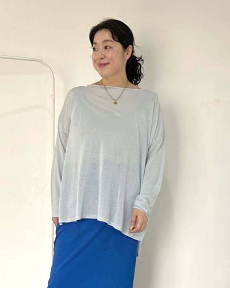 【otostyle】シアーサマーニットプルオーバー