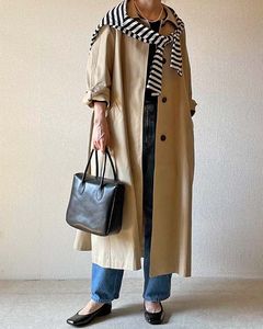【Canaria Style】ベルト付きツイルステンカラーコート|OUTER