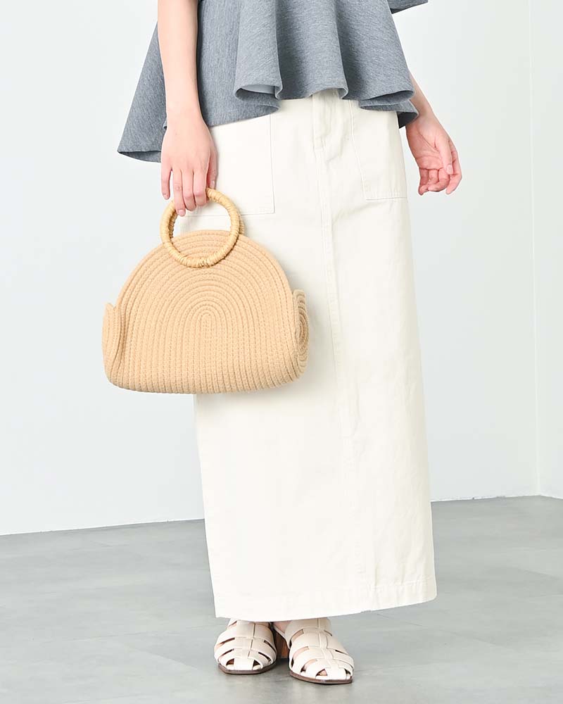 【YOKO ISHIBASHI】バックスリットコットンベイカースカート