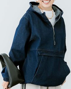 【YOKO ISHIBASHI】デニムアノラックパーカー|TOPS