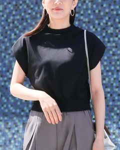 ポンチモックネックフレンチスリーブプルオーバー|TOPS