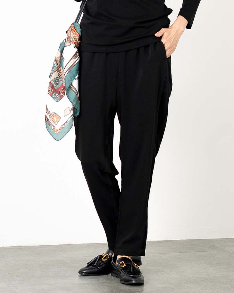 波乗り様上XO下L サイドライン切り替えテーパードパンツ | BOTTOMS | 元町