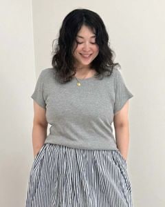 【otostyle】コットンフライスラウンドネック半袖Tシャツ|TOPS