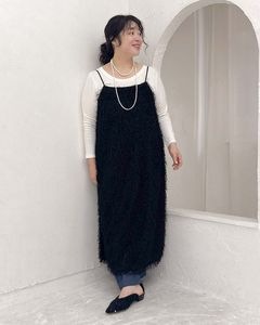 【otostyle】フリンジIラインキャミワンピース|ONE-PIECE