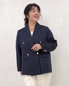 【otostyle】ストライプ柄テーラードジャケット|OUTER