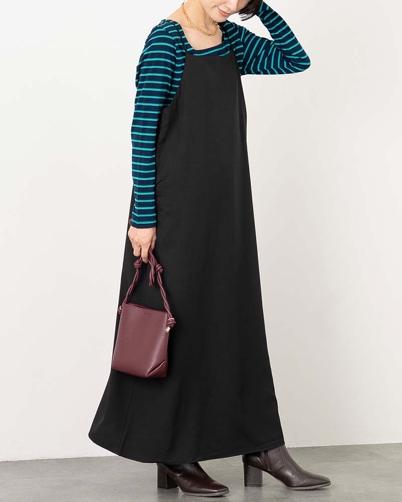 Iラインキャミソールワンピース