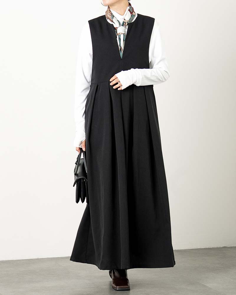 フレンチリネンノースリーブワンピース | ONE-PIECE | 元町ゼラール