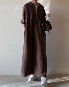 【Canaria Style】ダンボールニットハーフジップコクーンワンピース|ONE-PIECE