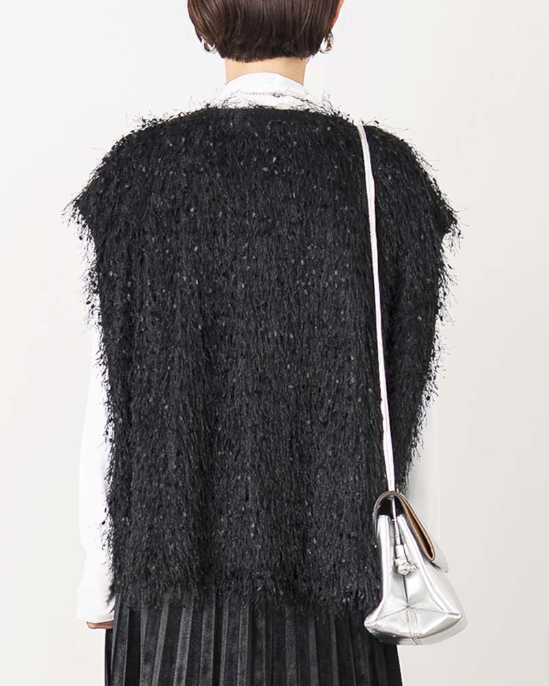 【otostyle】フリンジVネックベスト