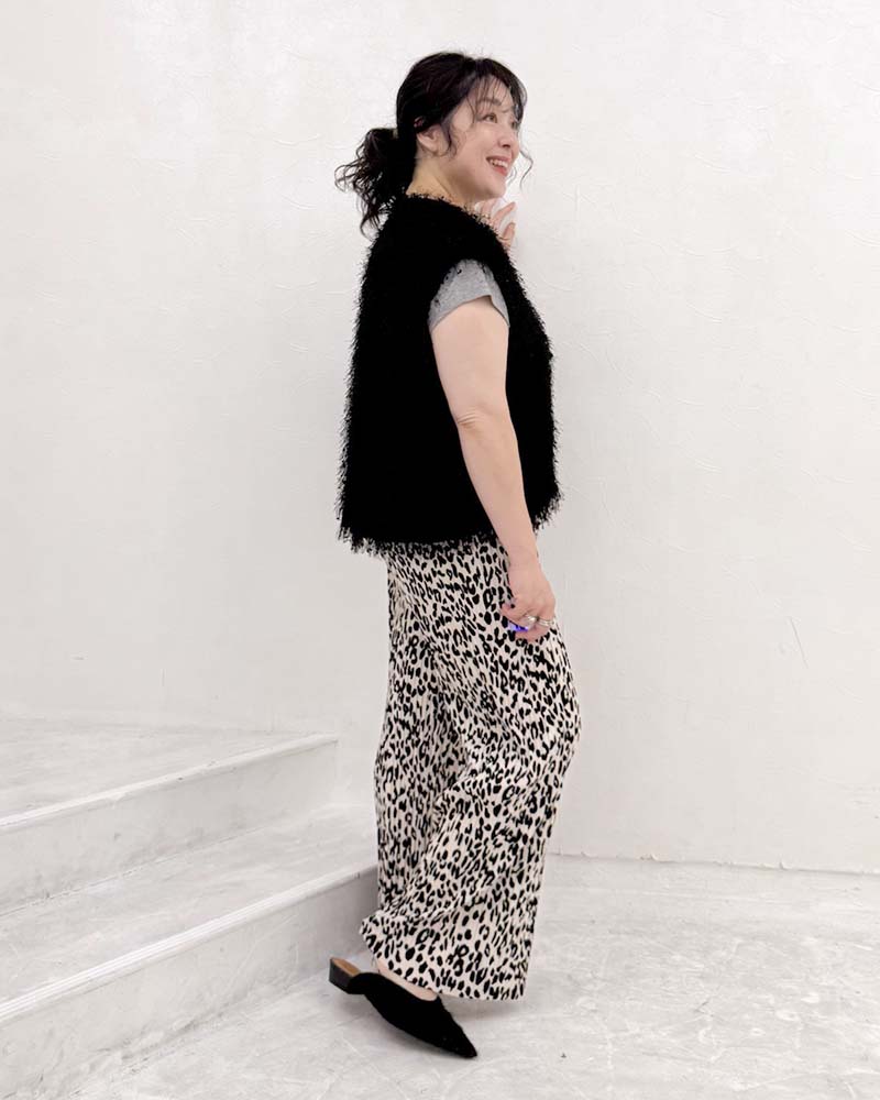 【otostyle】フリンジVネックベスト