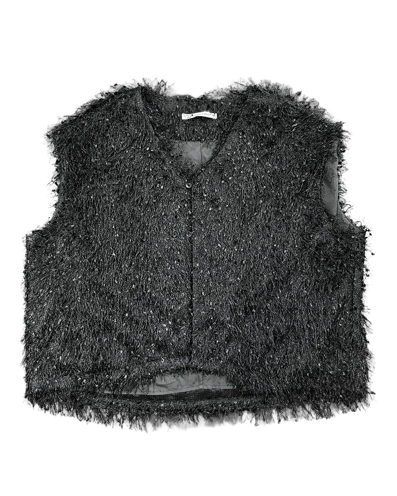 otostyle】フリンジVネックベスト | TOPS | 元町ゼラール公式