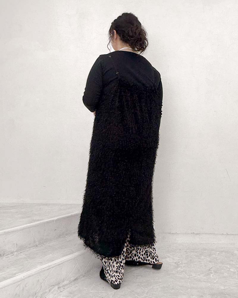 【otostyle】フリンジIラインキャミワンピース