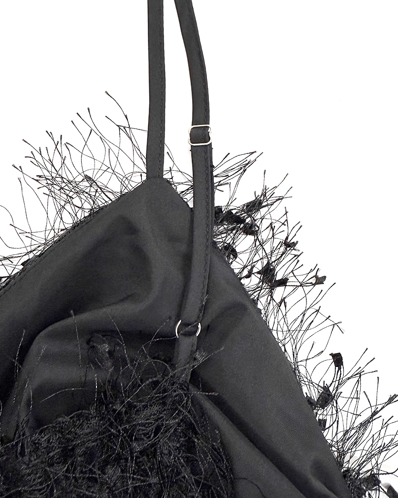 【otostyle】フリンジIラインキャミワンピース