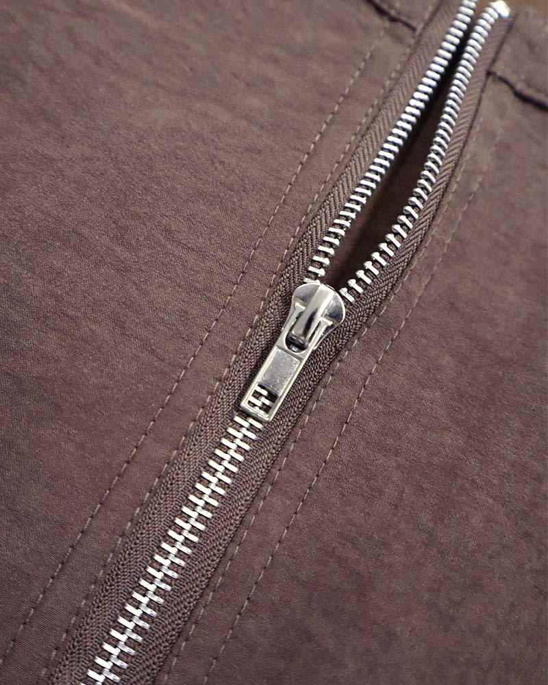 ピーチスキンボリュームスリーブペプラムブルゾン