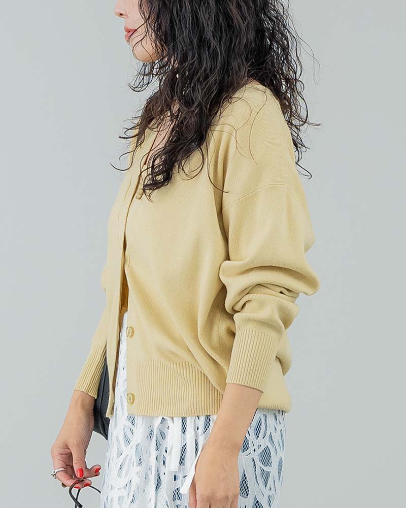 【Ai TAKAHASHI】Vネックニットカーディガン＆ビスチェ2点セット