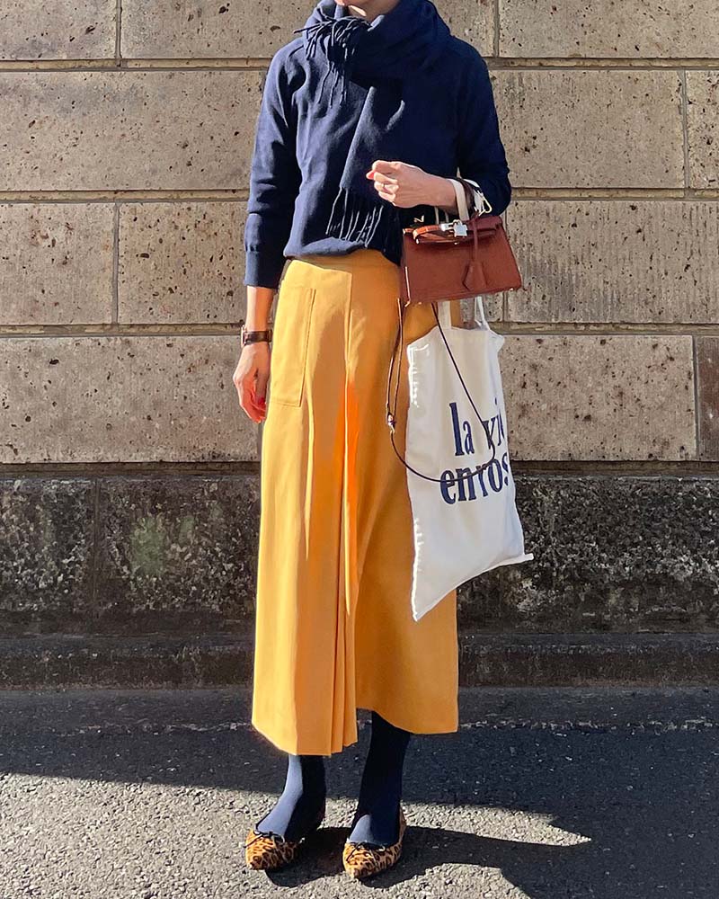 【Canaria Style】コットンラウンドネック8分袖プルオーバー