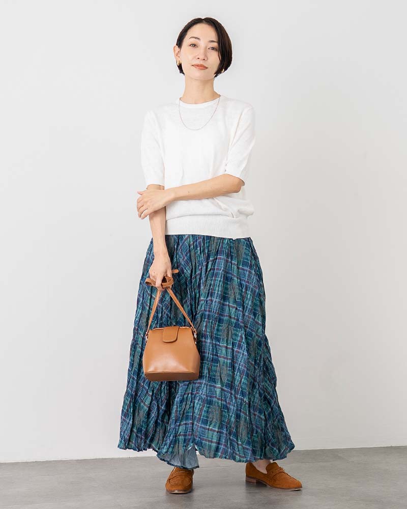 HER. ワッシャーフレアスカート enchainement（アンシェヌマン）の「ワッシャーフレアスカート