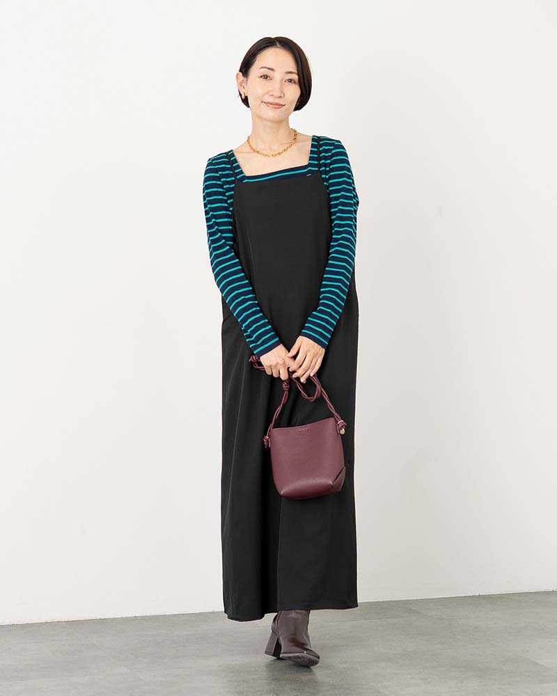 Iラインキャミソールワンピース