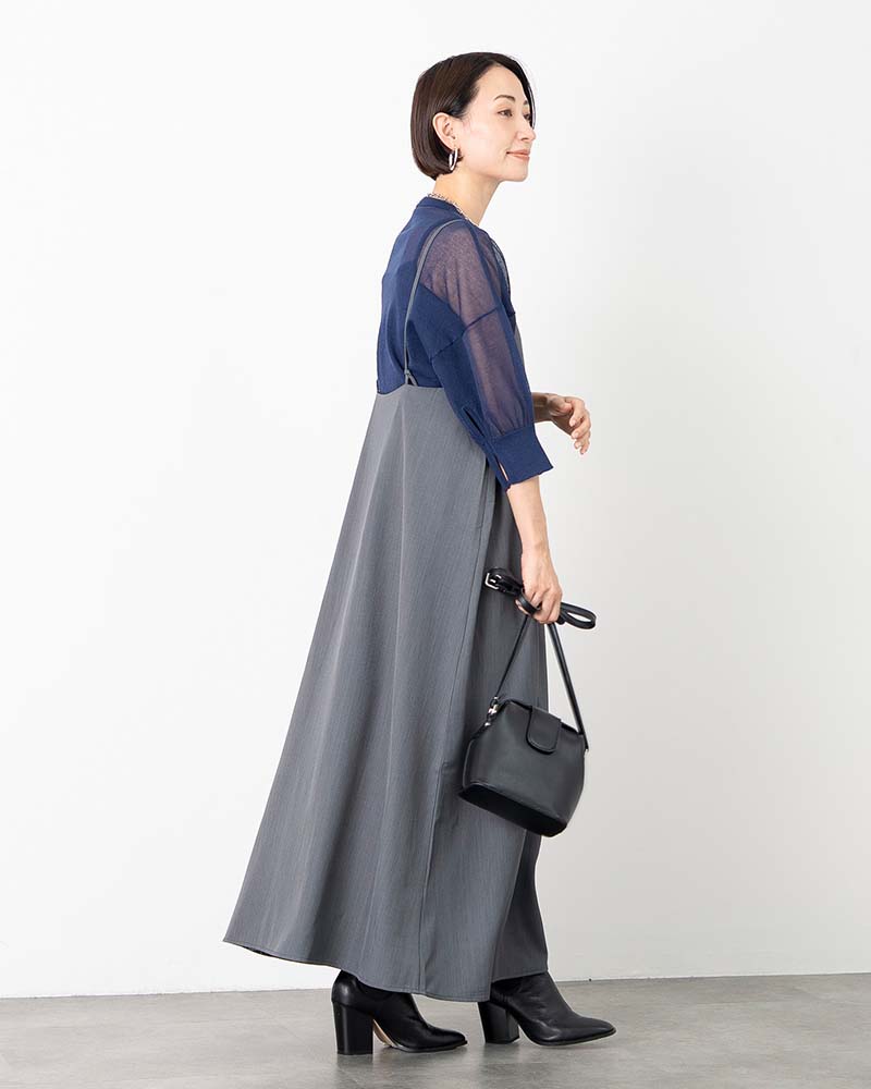 Iラインキャミソールワンピース