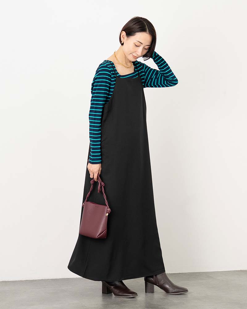 Iラインキャミソールワンピース